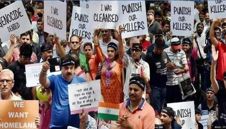 KP's Protesting in Kashmir